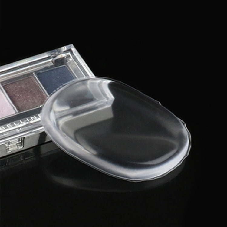 Quadrangle Shaped Great Beauty Facial Makeup Transparent Silicone Smooth Powder Cream Puff