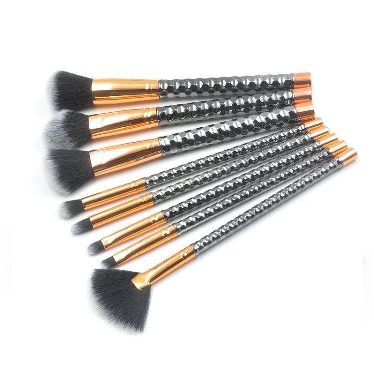 8 in 1 Honeycomb Handle Multi-functional Makeup Brush,