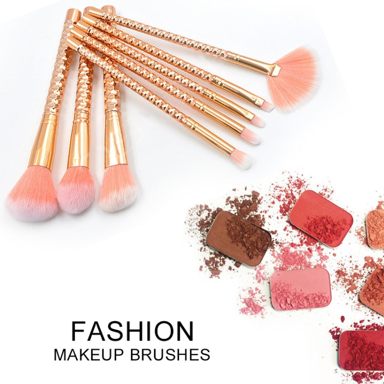8 in 1 Honeycomb Handle Multi-functional Makeup Brush,