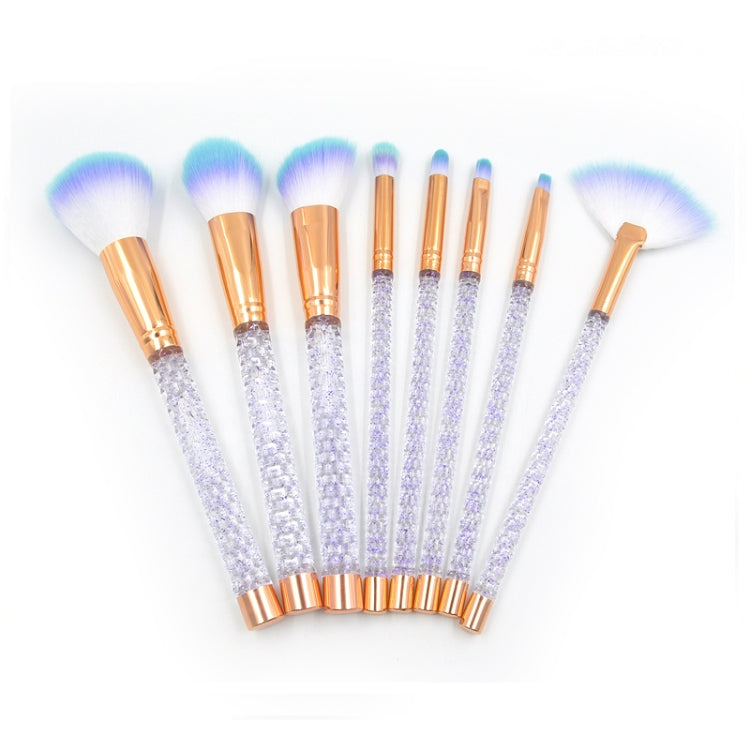 8 in 1 Honeycomb Handle Multi-functional Makeup Brush,