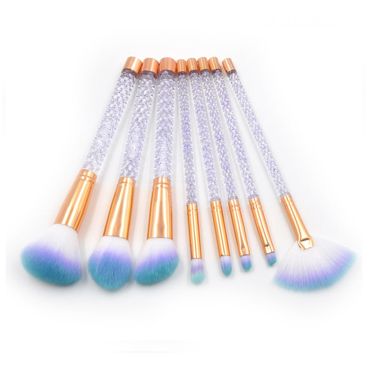 8 in 1 Honeycomb Handle Multi-functional Makeup Brush,