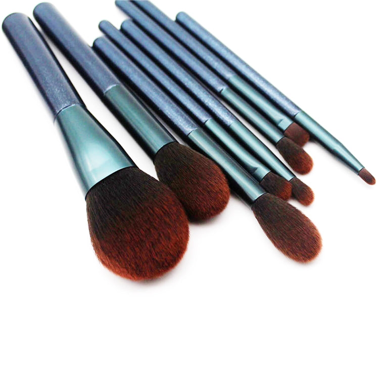 8 in 1 Beginner Wooden Handle Multi-functional Makeup Brush