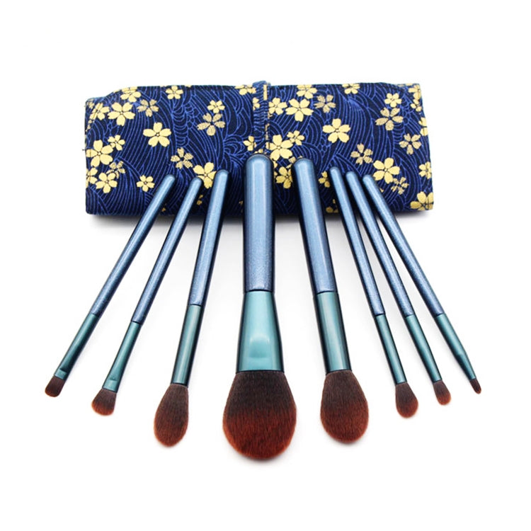8 in 1 Beginner Wooden Handle Multi-functional Makeup Brush