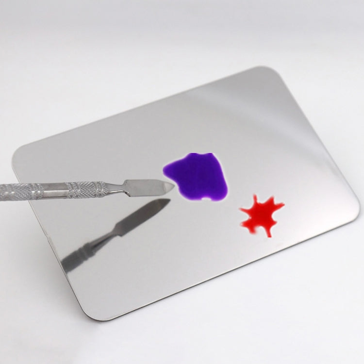 S Size Make-up Square Stainless Steel Palette