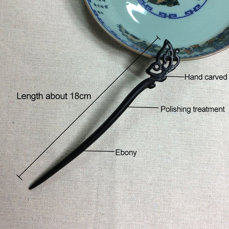 Classical Hairpin Ebony Hairpin Hair Headdress-Butterfly + Gift Box, Gift Box Colors Are Random