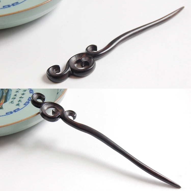 Classical Ebony Hairpin Ancient Style Headdress-golden Branch + Gift Box, Gift Box Colors Are Random