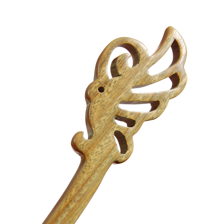Hollow Butterfly Hairpin Sandalwood Classical Ornament-Butterfly Love + Gift Box, Gift Box Colors Are Random