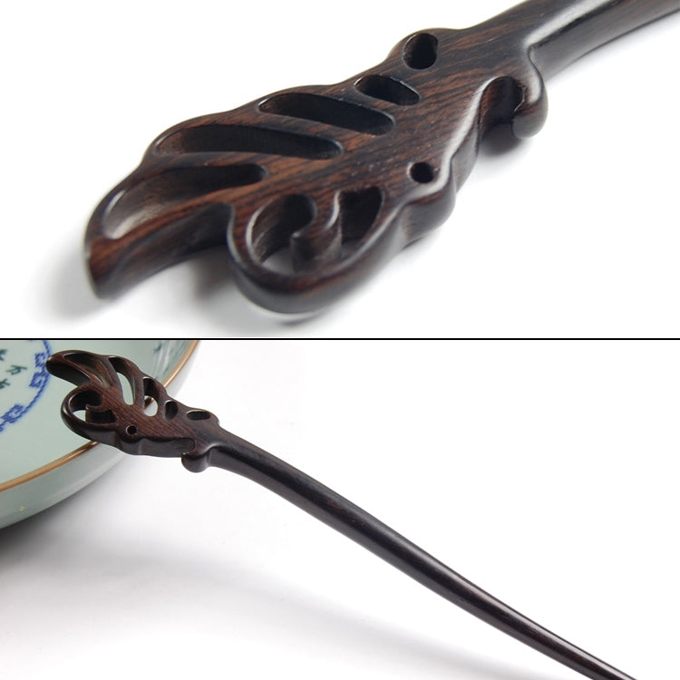 Hollow Butterfly Hairpin Sandalwood Classical Ornament-Butterfly Love + Gift Box, Gift Box Colors Are Random