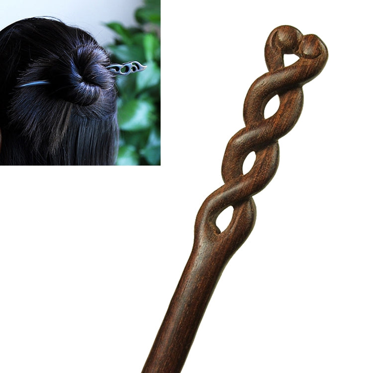 Classical Sandalwood Hairpin Ancient Style Headdress-Tenderness + Gift Box, Gift Box Colors Are Random