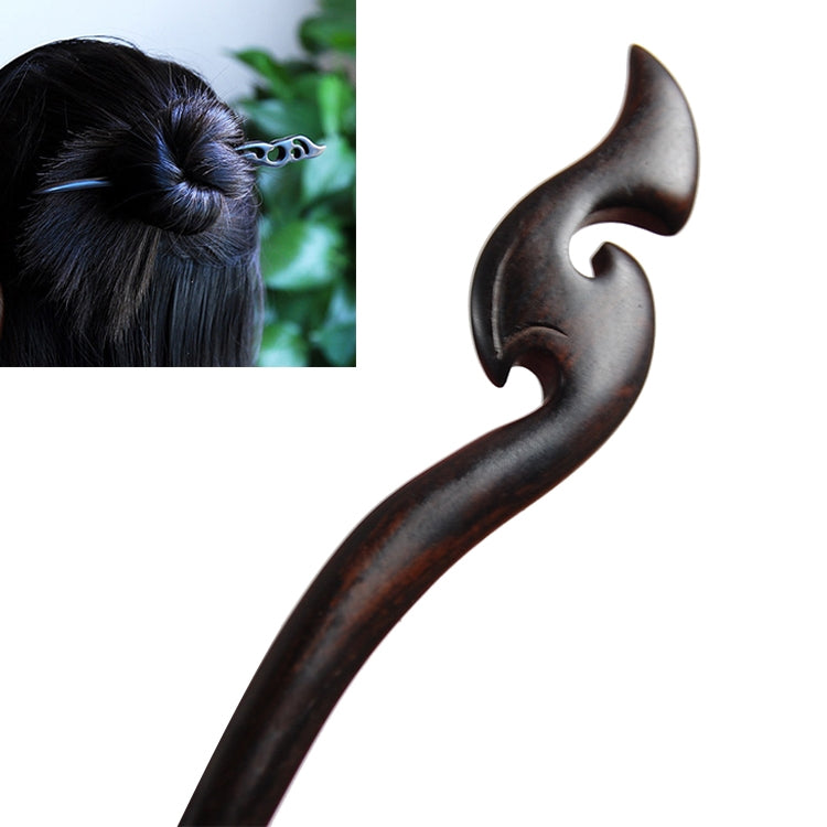 Classical Ebony Hairpin Ancient Style Headdress-Fengying Ebony + Gift Box, Gift Box Colors Are Random