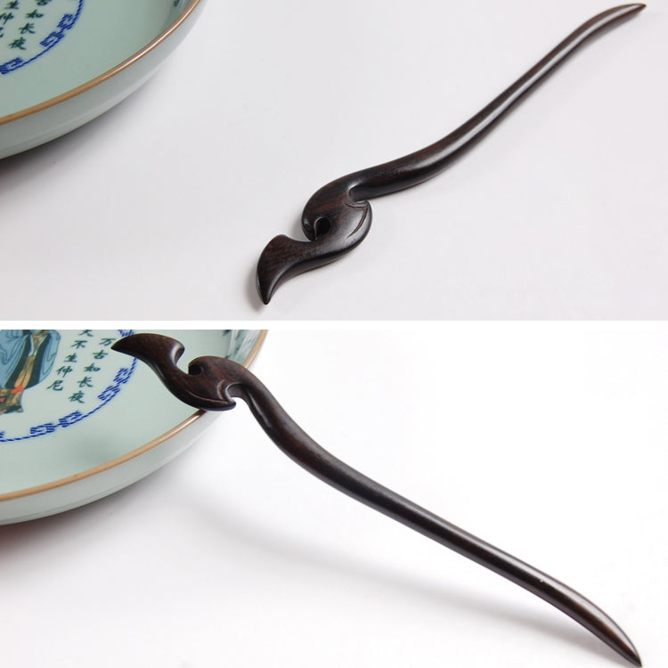 Classical Ebony Hairpin Ancient Style Headdress-Fengying Ebony + Gift Box, Gift Box Colors Are Random