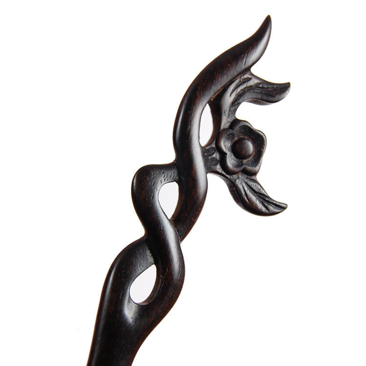 Ebony Hairpin Ancient Hair Headdress-Nongmei + Gift Box, Gift Box Colors Are Random