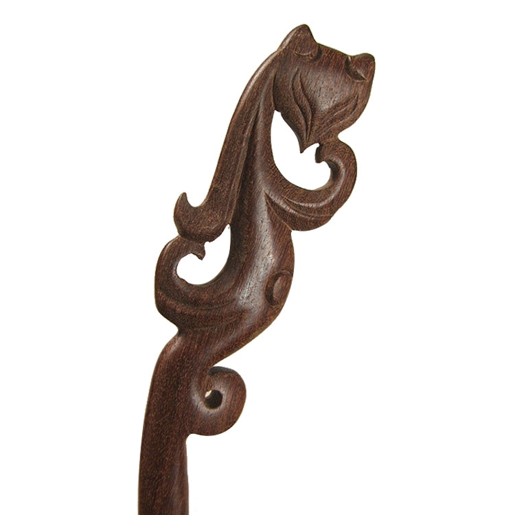 Sandalwood Hairpin Head Ornament-Fairy Girl + Gift Box, Gift Box Colors Are Random(Red)