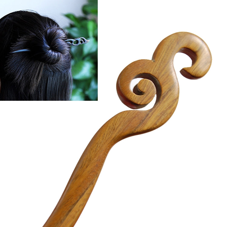 Sandalwood Retro Hairpin Ancient Style Hair Accessories-Dawn + Gift Box, Gift Box Colors Are Random