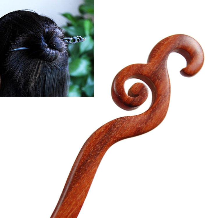 Sandalwood Retro Hairpin Ancient Style Hair Accessories-Dawn + Gift Box, Gift Box Colors Are Random