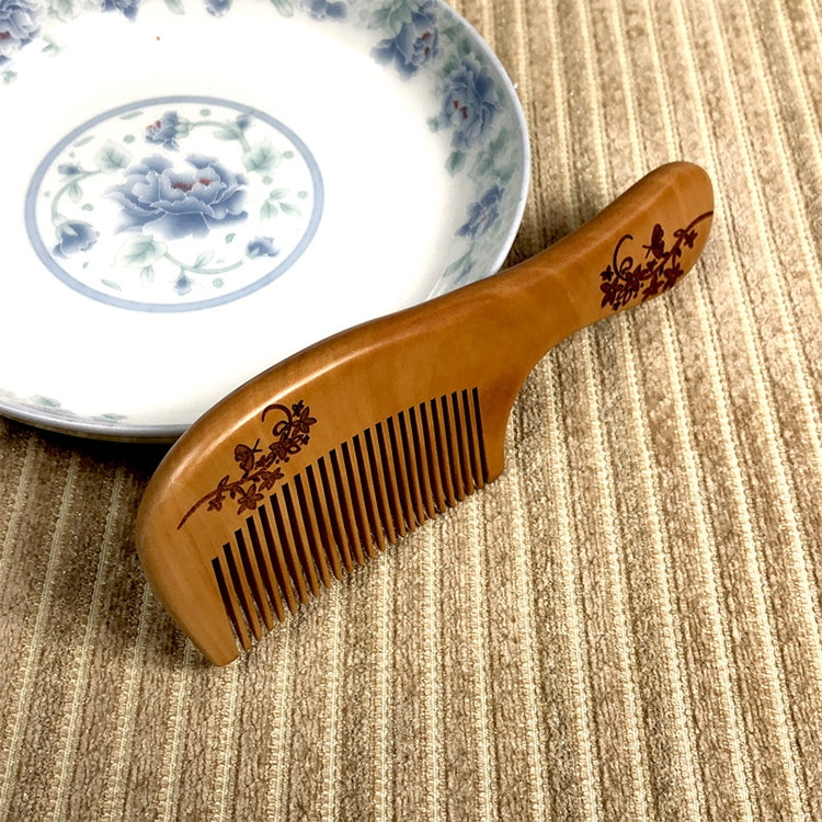 Floral Butterfly Dancing Peach Comb + Gift Box, Gift Box Colors Are Random