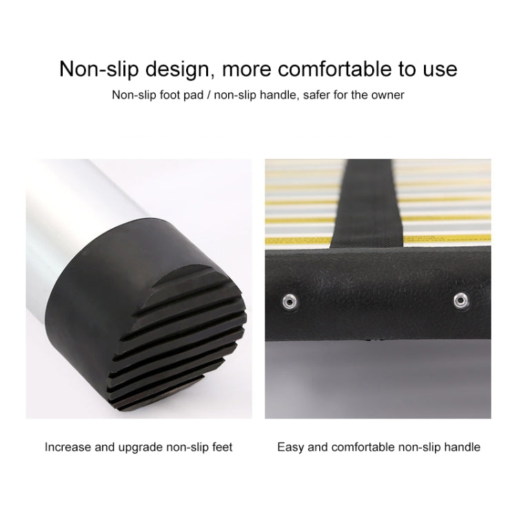 Multifunctional Thickened Aluminum Alloy Single-sided Telescopic Ladder, Size: 3.2m