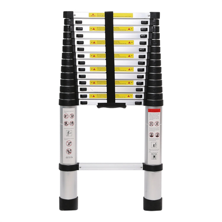 Multifunctional Thickened Aluminum Alloy Single-sided Telescopic Ladder, Size: 4.4m