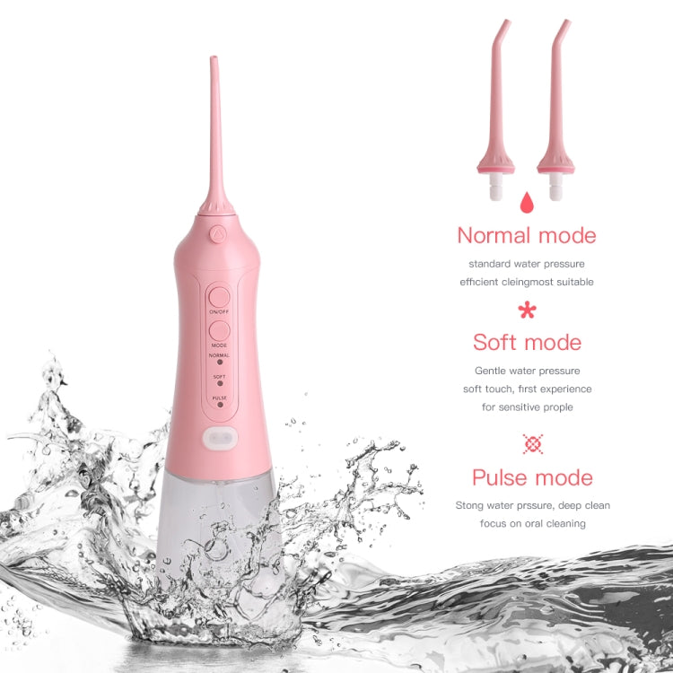 Portable Water Flosser Teeth Cleaner IPX8 Waterproof Electric Oral Irrigator, Capacity: 300ml