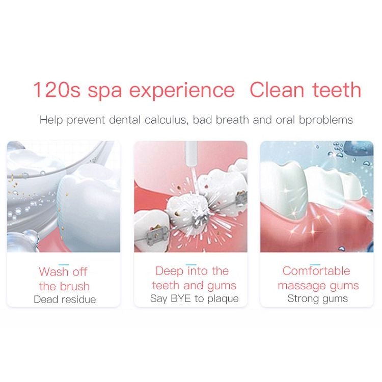 Portable Water Flosser Teeth Cleaner IPX8 Waterproof Electric Oral Irrigator, Capacity: 300ml