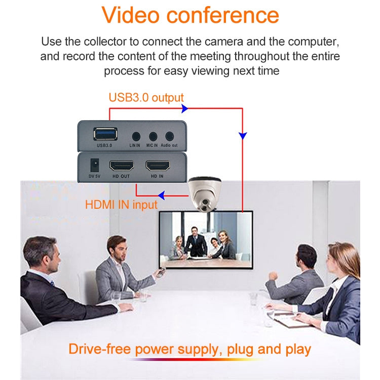 4K 60Hz HDMI USB 3.0 HD Game Video Capture