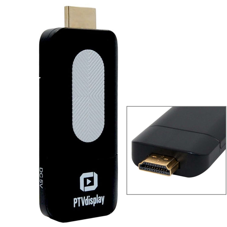 PTVdisplay AnyCast-DA02 Wireless WiFi TV Stick Miracast Airplay DLNA Mirror Screen to TV HDMI Dongle for iPhone Samsung Android