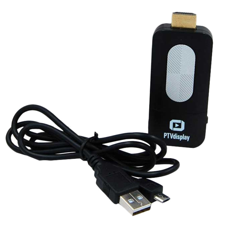 PTVdisplay AnyCast-DA02 Wireless WiFi TV Stick Miracast Airplay DLNA Mirror Screen to TV HDMI Dongle for iPhone Samsung Android