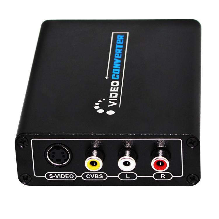 HDMI to Composite / AV S-Video Converter RCA CVBS/L/R Video Converter Adapter, US Plug