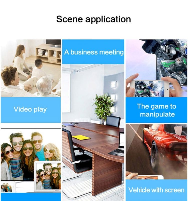 S8 USB 2.0 Male + USB 2.0 Female to HDMI 1.4 HDTV AV Adapter Cable, For iPhone / iPad / Galaxy / Huawei / Xiaomi / LG / HTC / Meizu and Other Smart Phones