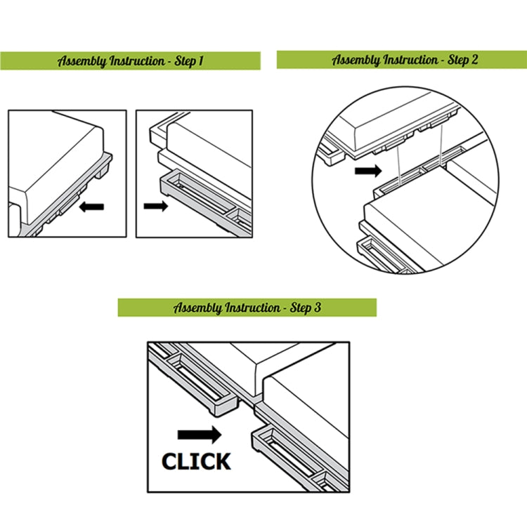 [US Warehouse] 10 PCS Striped Pattern Square Acacia Wood Interlocking Floor Tiles, Size: 12 x 12 inch