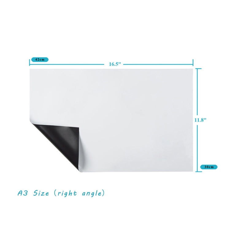A3 PET Magnetic Soft Whiteboard Message Board Refrigerator Magnet, Size: 29.7cm x 42cm