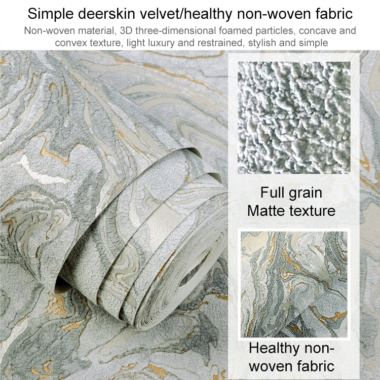 3D Stereo Background Wall Thicken Bedroom Wallpaper Non-woven Fabric, Specification: 0.53x10m