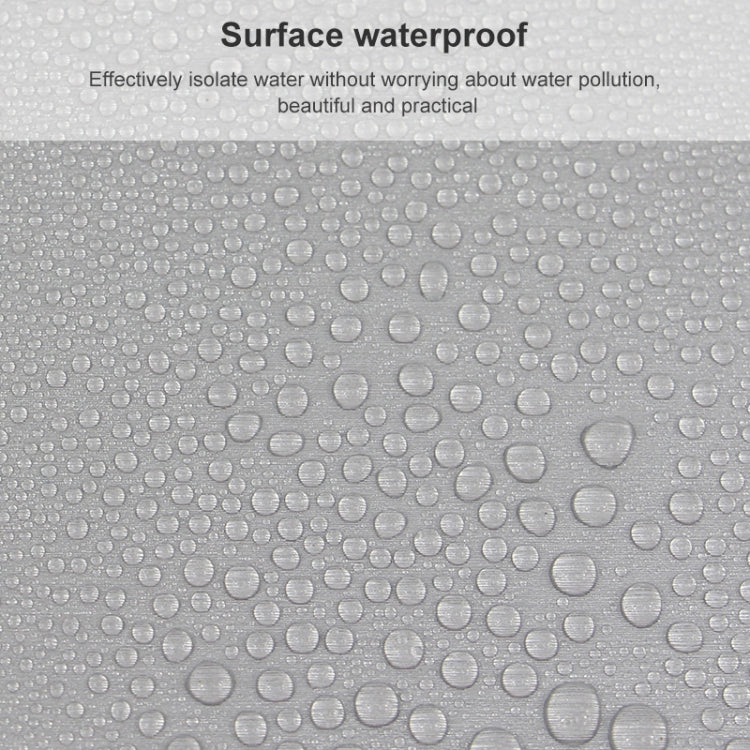 Home Decoration Brushed Silver Renovation Sticker, Szie: 45x100cm