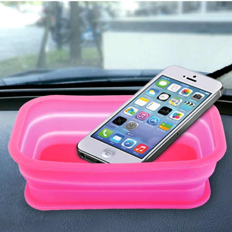 Rectangle Shape Style Scalable Silicone Storage Box For Vehicle And House