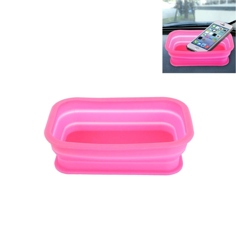 Rectangle Shape Style Scalable Silicone Storage Box For Vehicle And House