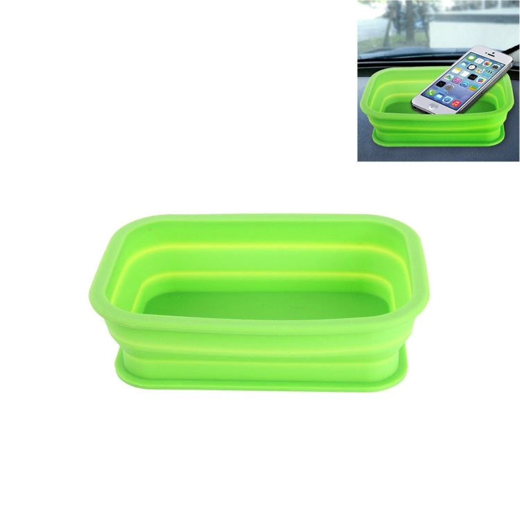 Rectangle Shape Style Scalable Silicone Storage Box For Vehicle And House