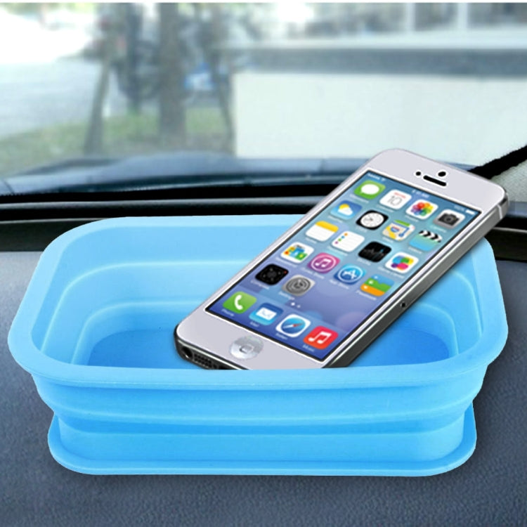 Rectangle Shape Style Scalable Silicone Storage Box For Vehicle And House