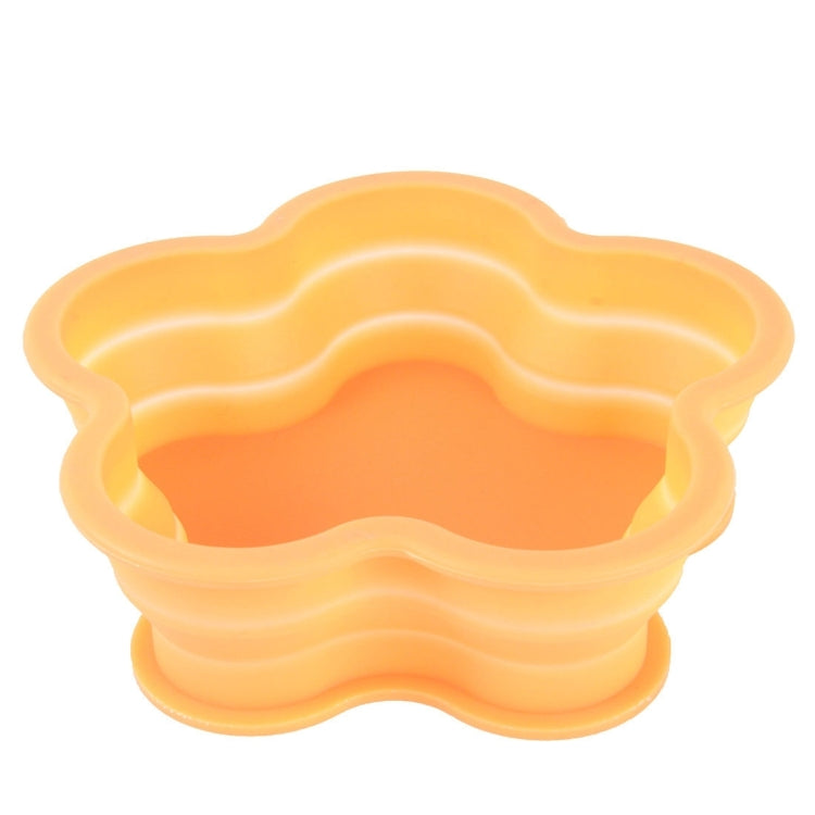 Flower Shape Style Scalable Silicone Storage Box For Vehicle And House