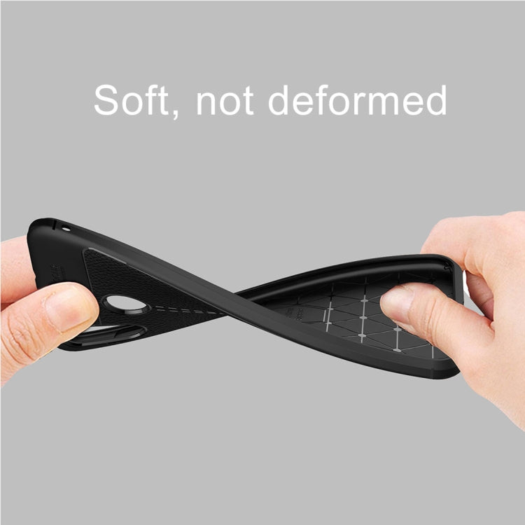 For Asus Zenfone Max (M1) ZB555KL Litchi Texture Soft TPU Protective Back Cover Case