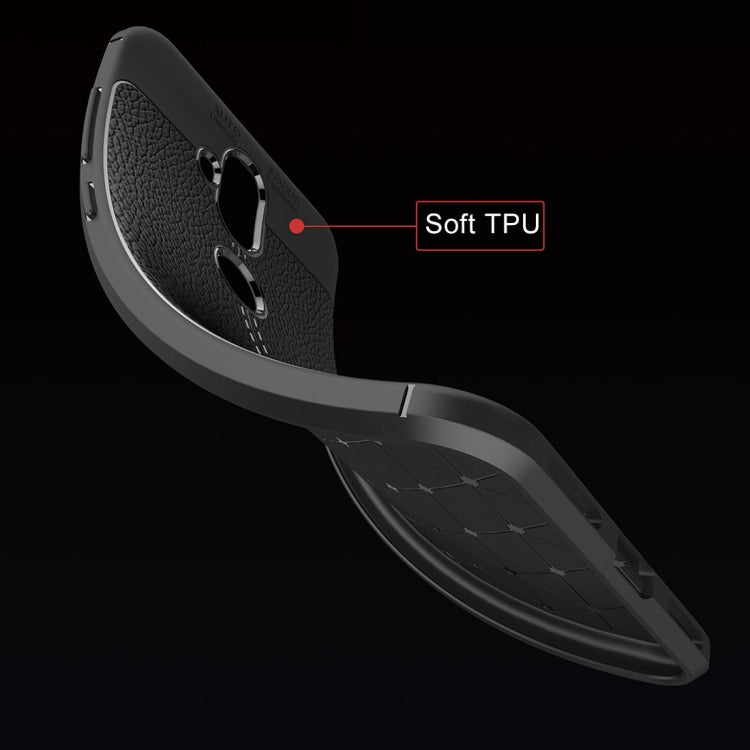 For Asus Zenfone 5 Lite ZC600KL Litchi Texture Soft TPU Protective Back Cover Case