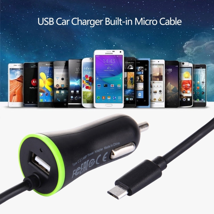 12 PCS HAWEEL 5V 2.1A Micro USB Spring Cable Car Charger Kit with Display Stand Box for Samsung, Huawei, Xiaomi, LG, HTC and other Smartphones, Length: 25cm-120cm(Black)