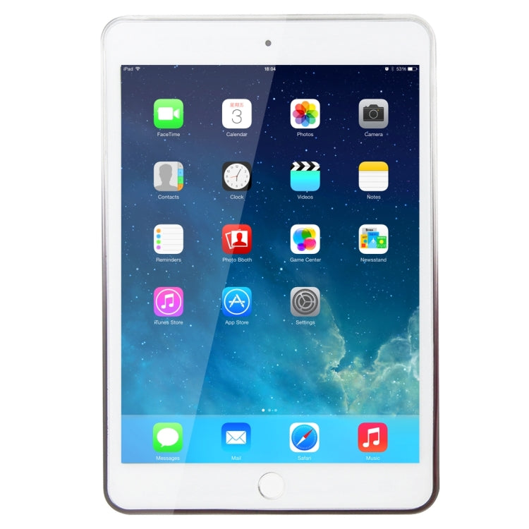 10 PCS HAWEEL for iPad Air 2 Slim Gradient Color Clear Soft TPU Protective Case, No Retail Package