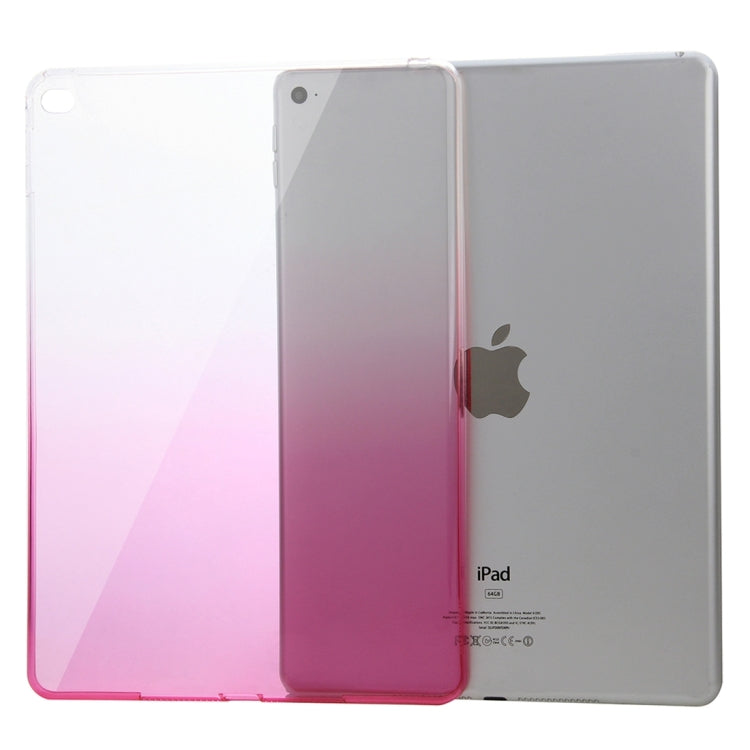 10 PCS HAWEEL for iPad Air 2 Slim Gradient Color Clear Soft TPU Protective Case, No Retail Package