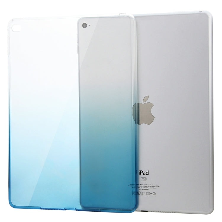 10 PCS HAWEEL for iPad Air 2 Slim Gradient Color Clear Soft TPU Protective Case, No Retail Package