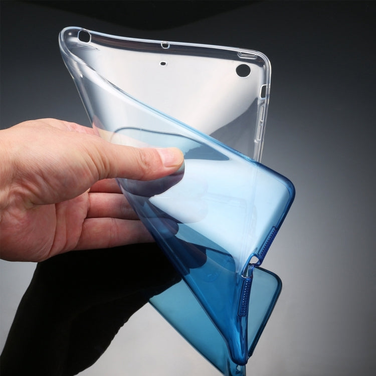 10 PCS HAWEEL for iPad mini 1 / 2 / 3 Slim Gradient Color Clear Soft TPU Case, No Retail Package