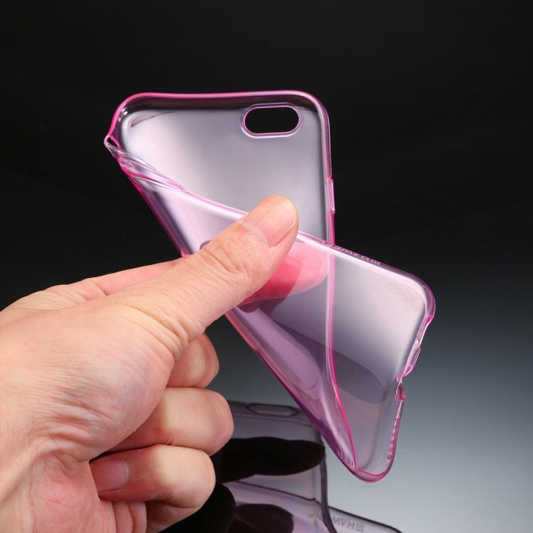 100 PCS HAWEEL for iPhone 6 & 6s 0.3mm Ultra Slim Zero Series Transparent TPU Protective Case, No Retail Package
