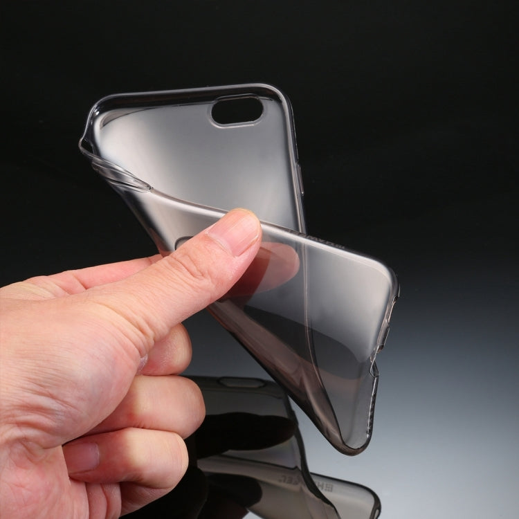 100 PCS HAWEEL for iPhone 6 Plus & 6s Plus 0.3mm Ultra Slim Zero Series Transparent TPU Protective Case, No Retail Package