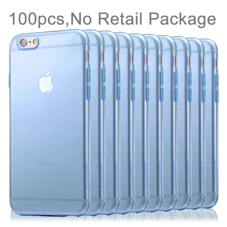 100 PCS HAWEEL for iPhone 6 Plus & 6s Plus 0.3mm Ultra Slim Zero Series Transparent TPU Protective Case, No Retail Package