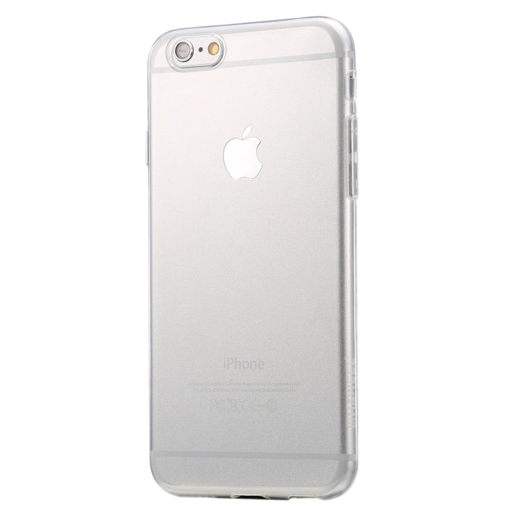 100 PCS HAWEEL for iPhone 6 Plus & 6s Plus 0.3mm Ultra Slim Zero Series Transparent TPU Protective Case, No Retail Package