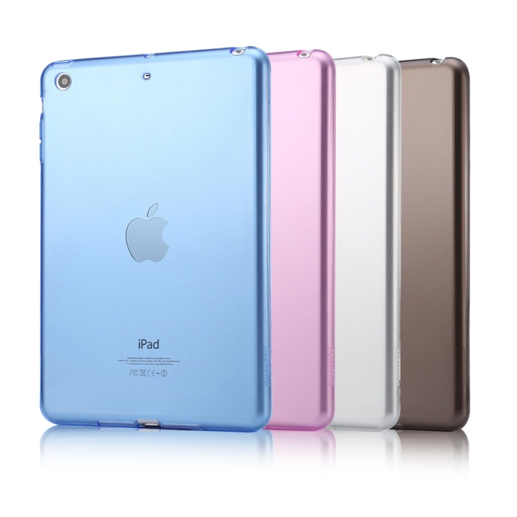 10 PCS HAWEEL for iPad mini 1 / 2 / 3 Slim Transparent TPU Protective Case, No Retail Package